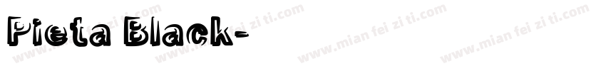 Pieta Black字体转换